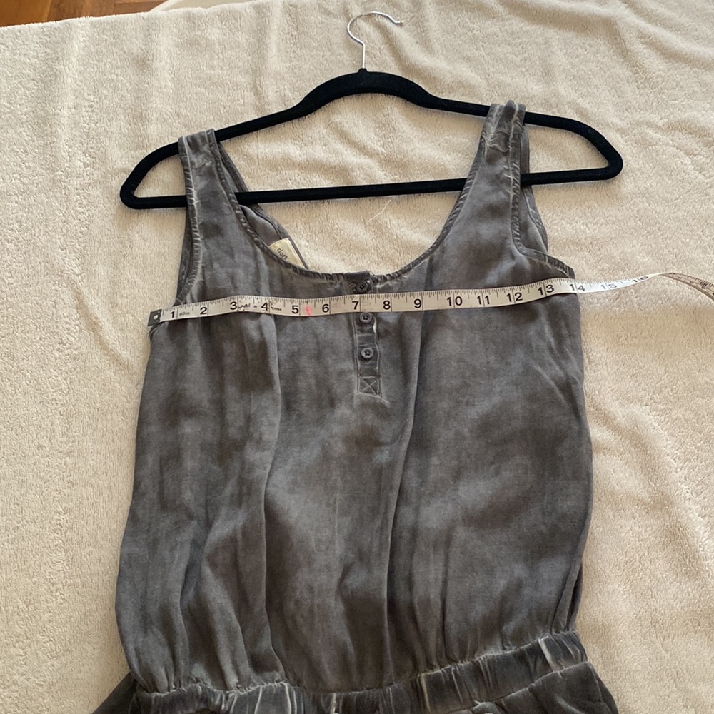 Cloth & Stone Gray Sleeveless Jumpsuit with Relaxed Fit - Picture 12 of 14